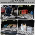thumbnail image 3 of COEQINE Universal Auto Cargo Mat 29" x 39", Scratch-proof Non-Slip Dog Trunk Cover Stylish Car Accessory Fits Most Cars, SUVs & Trucks, Gray Camo Camouflage, 3 of 7
