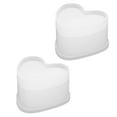 thumbnail image 3 of 2pcs Heart Shape Silicone Box Mold DIY Epoxy Resin Craft Molds for Jewelry Earrings Storage, 3 of 11