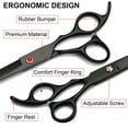 thumbnail image 5 of Professional Dog Grooming Scissors Kit, Titanium Coated Dog Scissors for GroomingGrooming Shears Kit for Dogs Cat Pet At Home, 5 of 5