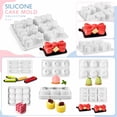thumbnail image 2 of Silicone Pear Shaped Cake Mold Non Stick Food Grade Mousse Baking Tool For Home Kitchen 1 Pack, 2 of 9