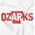 thumbnail image 2 of Arkansas Ozarks Pride AR Shaped Map Unisex Fleece Graphic Zip Up Hoodie Brisco Brands 5X, 2 of 5