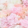 thumbnail image 3 of 10pc Artificial Silk Flower Wall Panel Wedding Party Backdrop Home Decor Artificial Silk Flower Wall Panel Wedding Party Mat Venue Decor Reusable Pink White Hydrangea Flower Wall Wedding Party 40x60cm, 3 of 3