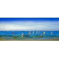 thumbnail image 2 of Francis, Sandra 14x8 Black Ornate Wood Framed with Double Matting Museum Art Print Titled - Sailing Away, 2 of 4