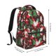 thumbnail image 2 of Disketp Merry Christmas1 Mochila Estampada para Hombre y Mujer – Mochila Ligera Clásica con Múltiples Bolsillos para Universidad, Trabajo y Viajes-One Size, 2 of 5