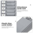 thumbnail image 2 of Business Card Holder Labels Time Rack Time Cards Organizer Attendance Cards Storage Shelf, 2 of 8