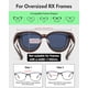 thumbnail image 4 of Gafas de Sol Sobre Lentes Meeloog para Mujer Polarizadas UV400, 4 of 7