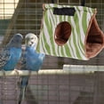 thumbnail image 1 of ADDHAT Nido Para Pájaros Colgante Marrón Para Jaula De Periquitos En Casa, 1 of 8