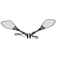 thumbnail image 4 of Motorcycle Side Mirror With Turn Signal, Motorbike Rearview Mirror Universal Weatherproof Left Right  For Modification Carbon Fiber Style, 4 of 8
