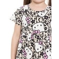 thumbnail image 2 of Hello Kitty Toddler Girl Allover Print Dress with Short Sleeves, Sizes 12M-5T, 2 of 5