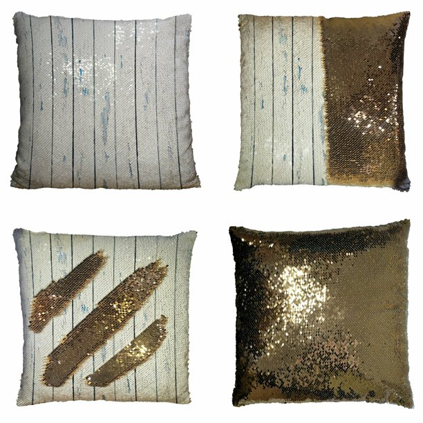 Mermaid sequin sales pillow walmart