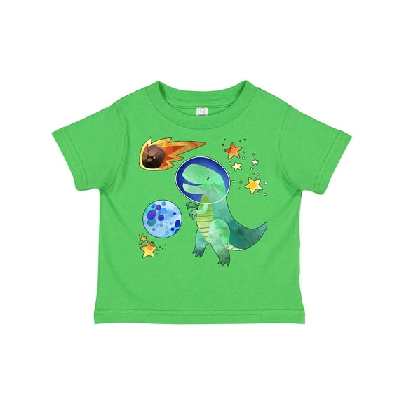 Inktastic Tyrannosaurus Rex Vs. Meteor Fun Space Dinosaur Boys or Girls Toddler T-Shirt