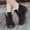 Black, variant on LSLJS Winter Boots for Women, Snow Flat-Heel And Winter Plus Size Cotton Short Women's Short Boots