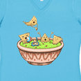 thumbnail image 4 of Inktastic Nachos Partying in Guacamole Women's V-Neck T-Shirt, 4 of 5