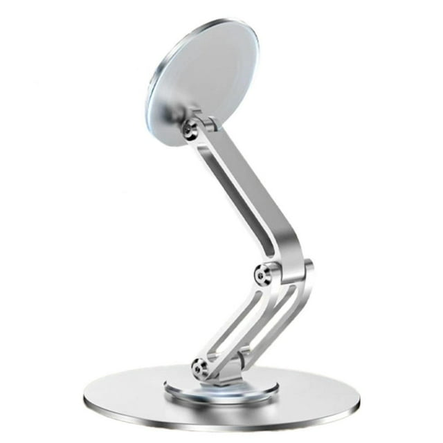 Universal Magnetic Phone Holder with Rotating Stand & Suction Cup for Easy Viewing on the Go - Compatible with Phones & Tablets