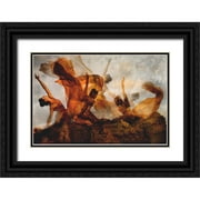 pansky, rachel 24x17 Black Ornate Wood Framed with Double Matting Museum Art Print Titled - The nymph dance