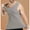 Gray, variant on Men's Tank Tops, Seamless Undershirt with V-Neck, Breathable Moisture-Wicking Base Layer for Gym, Athletic Wear Or Everyday Layering