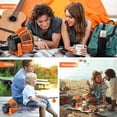 thumbnail image 6 of Camping Fan with LED Lantern, Rechargeable Battery Powered Fan, Portable Tent Fan with Remote Control, 25H Working Time, Battery Operated Fan, 180°Head Rotation, Outdoor travel Fan, Ceiling Fan, 6 of 7