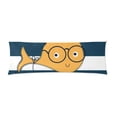 thumbnail image 2 of ABPHOTO Fish Long Body Pillowcase Pillow Cover Pillowslip 20x60 inch, 2 of 2