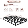 thumbnail image 4 of NULS Queen Box Springs 9 Inch, Heavy Duty Metal Frame Mattress Foundation with Easy Clean Cover, Noise Free, Easy Assembly, 4 of 6