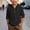 h-Black21, variant on Kids Boys Summer Hooded Shirt Long Sleeve Button Down Beach Tops Breathable Solid Color Casual Wear For Youth Children Versatile Streetwear