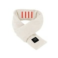 thumbnail image 2 of White 1pc USB Smart Charging Heating Scarf Keep warm for outdoor leisure & Rapid heating warmth in winter,fabric can be washed and folded for easy carrying or storage/Without power bank/80*10CM, 2 of 9