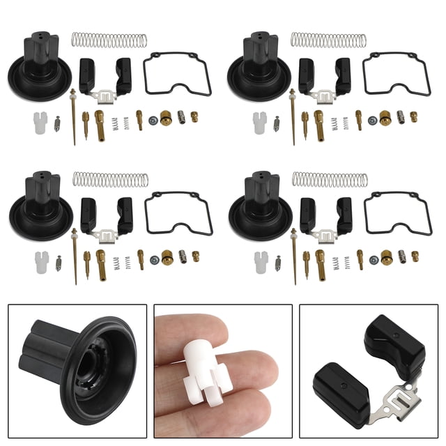 4X Kit de Réparation de Carburateur Compatible avec 250cc ATV ATV250 EN250 GP200 GP250 MV30