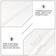 thumbnail image 4 of 6 cajas de plástico para lápices Estuche transparente para guardar bolígrafos, 4 of 4