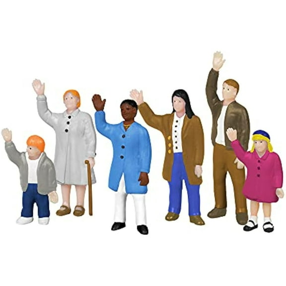 HO Gauge People Waving Figures 6pk