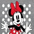 thumbnail image 3 of Disney - Mickey & Friends - Minnie Mouse - Polka Dots Everywhere - Toddler And Youth Girls Raglan Graphic T-Shirt, 3 of 4