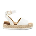 thumbnail image 2 of Women's Comfort Elastic Ankle Strap Shoes Espadrilles Wedge Sandals&nbsp;, 2 of 6