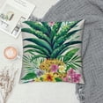thumbnail image 2 of Fenyluxe  Summer Throw Pillow Cover Tropical Pineapples Colorful Floral Pillowcase Happy Summer Holiday Farmhouse Decorations Patio Cushion Case for Sofa Couch Home Bed 24x24in, 2 of 5