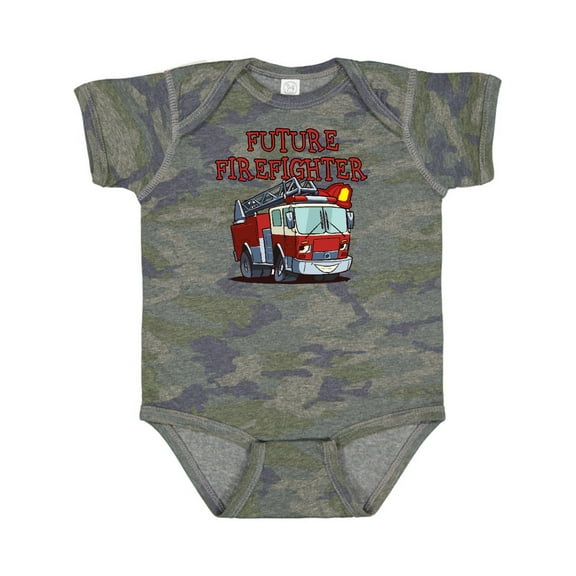Inktastic Future Firefighter Boys or Girls Baby Bodysuit