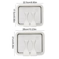 thumbnail image 6 of Jkung Fried Ice Machine Stainless Steel Large Freezing Tray with 2 Non-Stick Scrapers Fried Yogurt Maker for Rolled Ice Cream Popsicles, 6 of 8