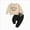 A109-Beige, variant on Toddler Boys Winter Clothes Set, 2-Piece Sweatshirt & Pants Long Sleeve Cotton Outfit for Fall Winter 6-12 Months 12-24 Months 2T 3T 4T 5T 6T 7T 8T 9T Children(Coffee,2-3 Years)