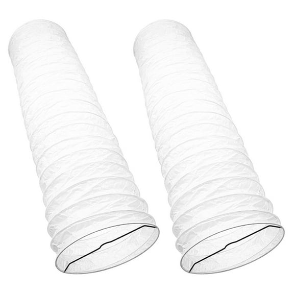 KALLORY 2-Pack White Paper Lamp Shades for Living Room Light Diffusion, Modern Home Decor, Easy to Install