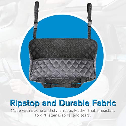Car Purse Handbag Holder Between Seat, Multi-Pocket Car Seat