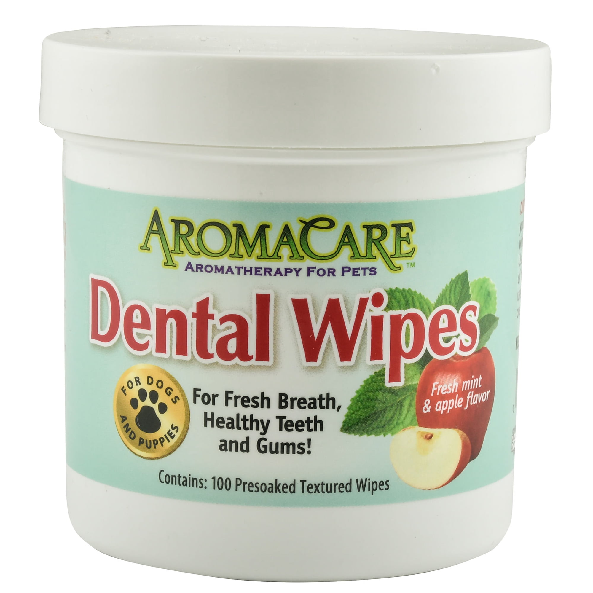AromaCare Dental Wipes Apple-Mint 100 ct