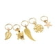 thumbnail image 3 of de 50 anillos de para el cabello , concha de plumas, de nieve, estrella, colgante, lazos, 3 of 9