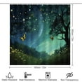 thumbnail image 2 of Landscape Butterfly Shower Curtain Sets with Rugs 4 Piece Rustic, 2 of 8