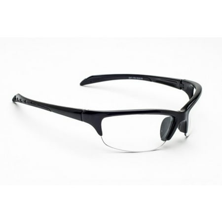 - Laser Safety Eyewear - Co2/excimer Filter in Black Plastic Semi-rimless Wrap-around Frame Style
