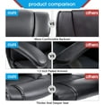 thumbnail image 6 of Lacoo Mid-Back Faux Leather Ergonomic Executive Office Desk Chair, Black, 6 of 8
