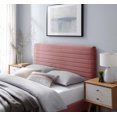 thumbnail image 2 of Tufted Headboard, Full Queen Size, Pink, Velvet, Mid Century Bedroom, Modern Contemporary Boutique HB35663, 2 of 7