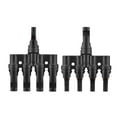 thumbnail image 1 of Amdohai Branch Solar Connector T Connectors for Parallel Connection between Solar Panels 4-Way IP67 Waterproof Solar Panel Cable Male Female Connector 14AWG-10AWG, 1 of 6