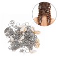 thumbnail image 3 of YLSHRF Hair Braid Rings, Hair Braid Rings, 70pcs Dreadlocks Bead Ring Fashion Hair Decoration Accessories, 3 of 8