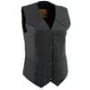 Shaf - Ladies Lightweight Classic Four Snap Vest - Black - Size XL
