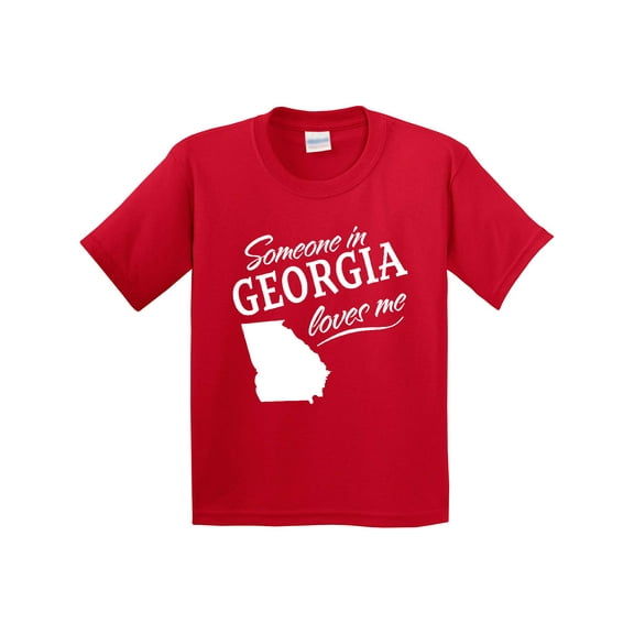 Inktastic Someone in Georgia Loves Me Youth T-Shirt