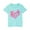 Blue, variant on Nskgu Girls Tops Casual Short Sleeve T Shirts Kids Loose Soft Butterfly Printed Tunic Tops, Tees Blouses Size 4-13 Years