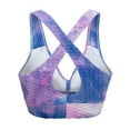 thumbnail image 6 of YouLoveIt Women Sports Bras Cross Back Yoga Bras Removable Pad Tank Top Yoga Sports Bra Women's Seamless Sports Bra Workout Bras Padded Sports Bras, 6 of 8