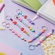 thumbnail image 3 of 286 Piezas de Kits de Manualidades para Hacer Llaveros DIY, Cuentas para Hacer Joyas, Suministros con Cuentas Transparentes del Alfabeto de Colores, 3 of 6