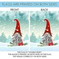 thumbnail image 4 of Christmas Tomte in Winter Garden Yard Flag Banner House Home Decor 12 x 18 inch, Forest Snow Small Mini Decorative Double Sided Welcome Flags for Holiday Wedding Party Outdoor Outside, 4 of 6